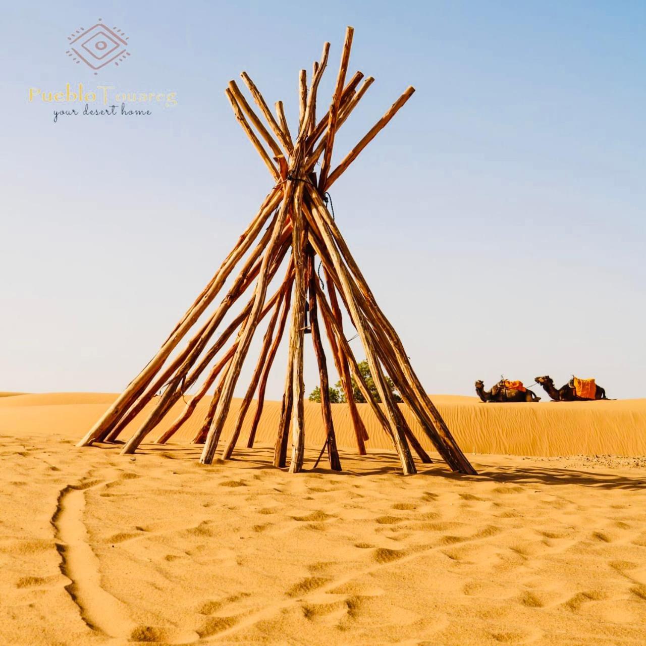 Pueblo Touareg - Private Tents Merzouga Exterior photo